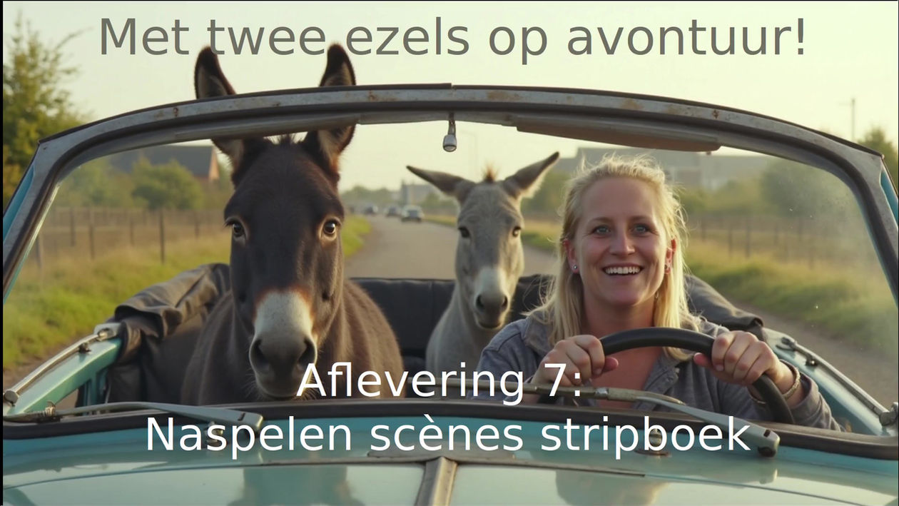 Aflevering 7: Naspelen scènes stripboek (juli 2025)